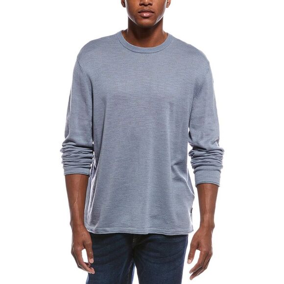 7 For All Mankind Mens  Crewneck Sweater, Blue - Picture 1 of 3